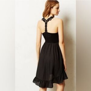 Elegant Black Halter Dress